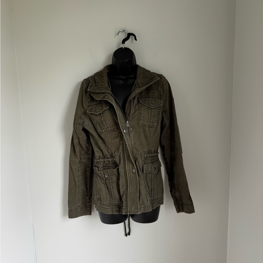 Hollister Olive Green Utility Jacket